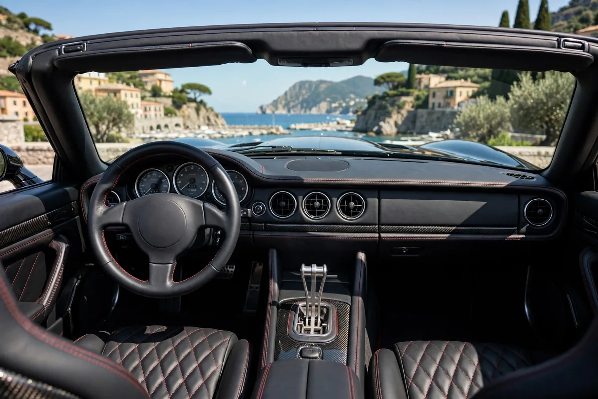 Interior del Ferrari 812 GTS
