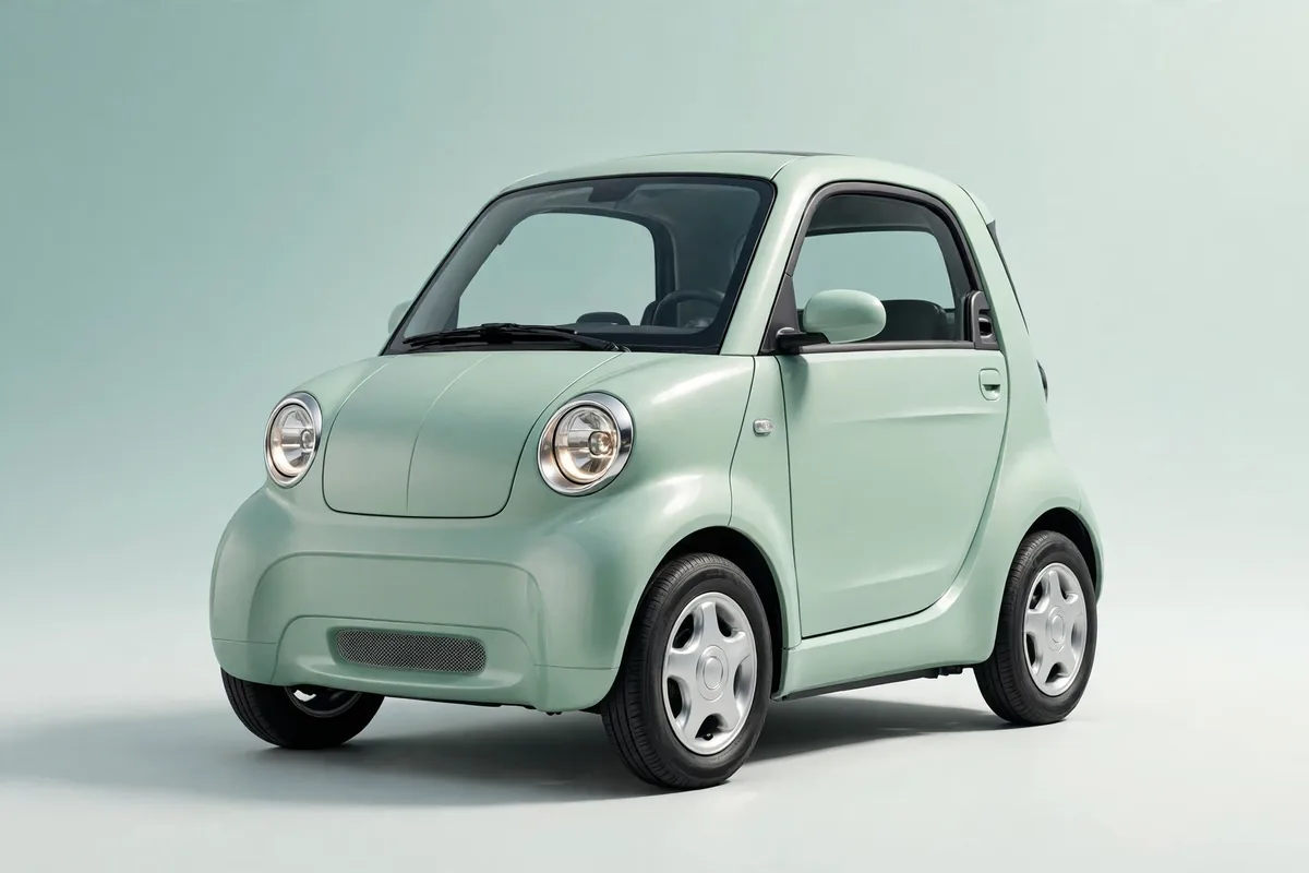 Fiat 500e 3+1, tres cuartos delantero