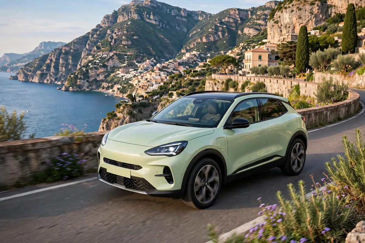 Fiat 600 Hybrid, tres cuartos delantero