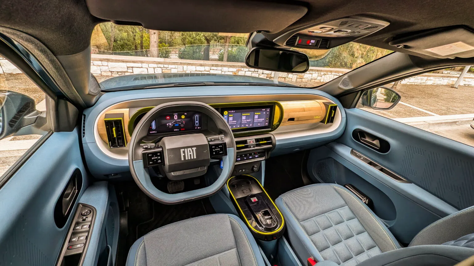 Interior oficial del Fiat Grande Panda