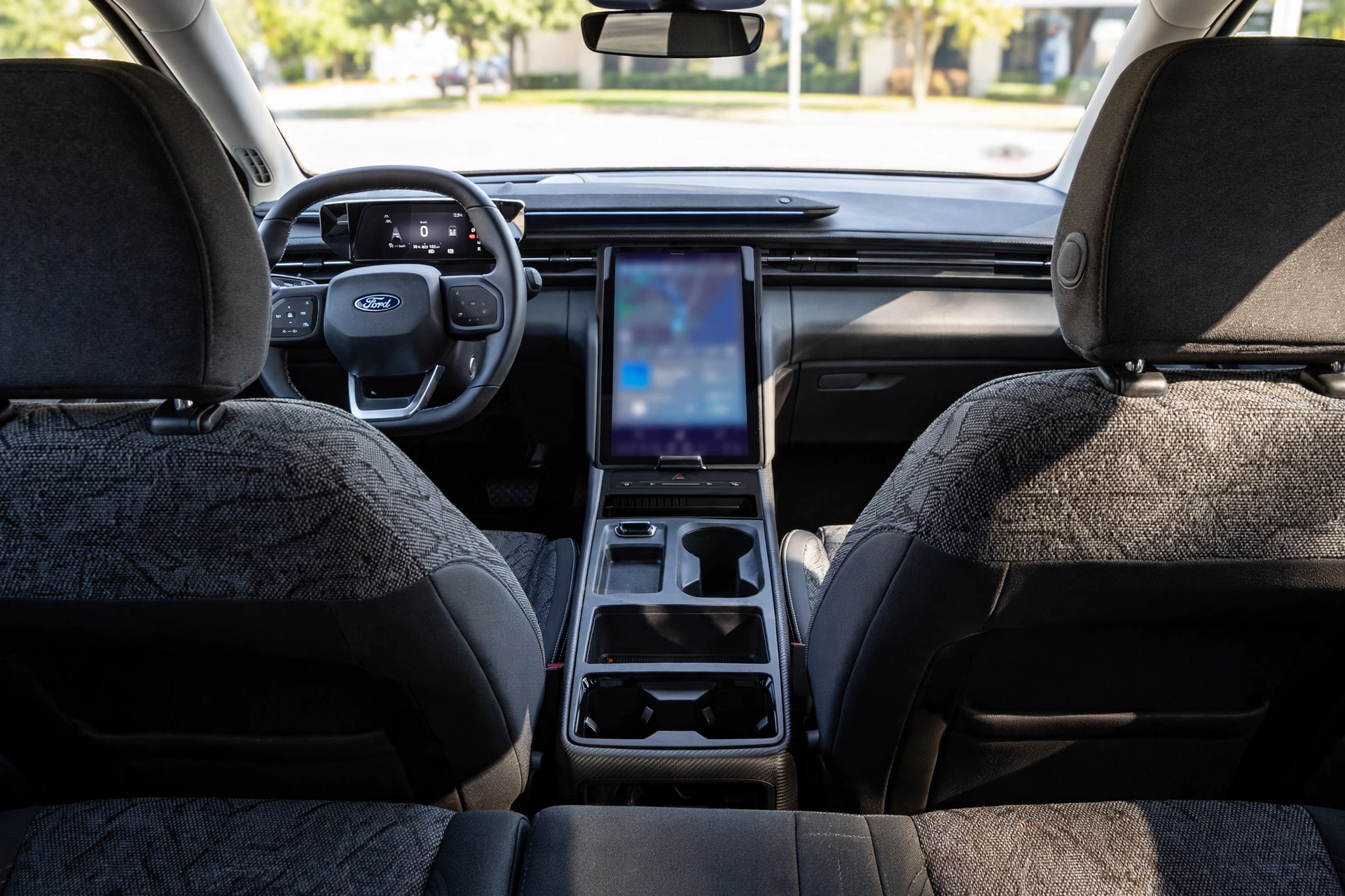 Interior del Ford Explorer eléctrico
