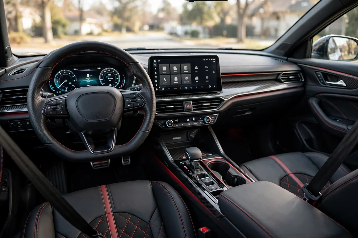 Interior oficial del Ford Puma ST-Line X 1.0 mHEV 155