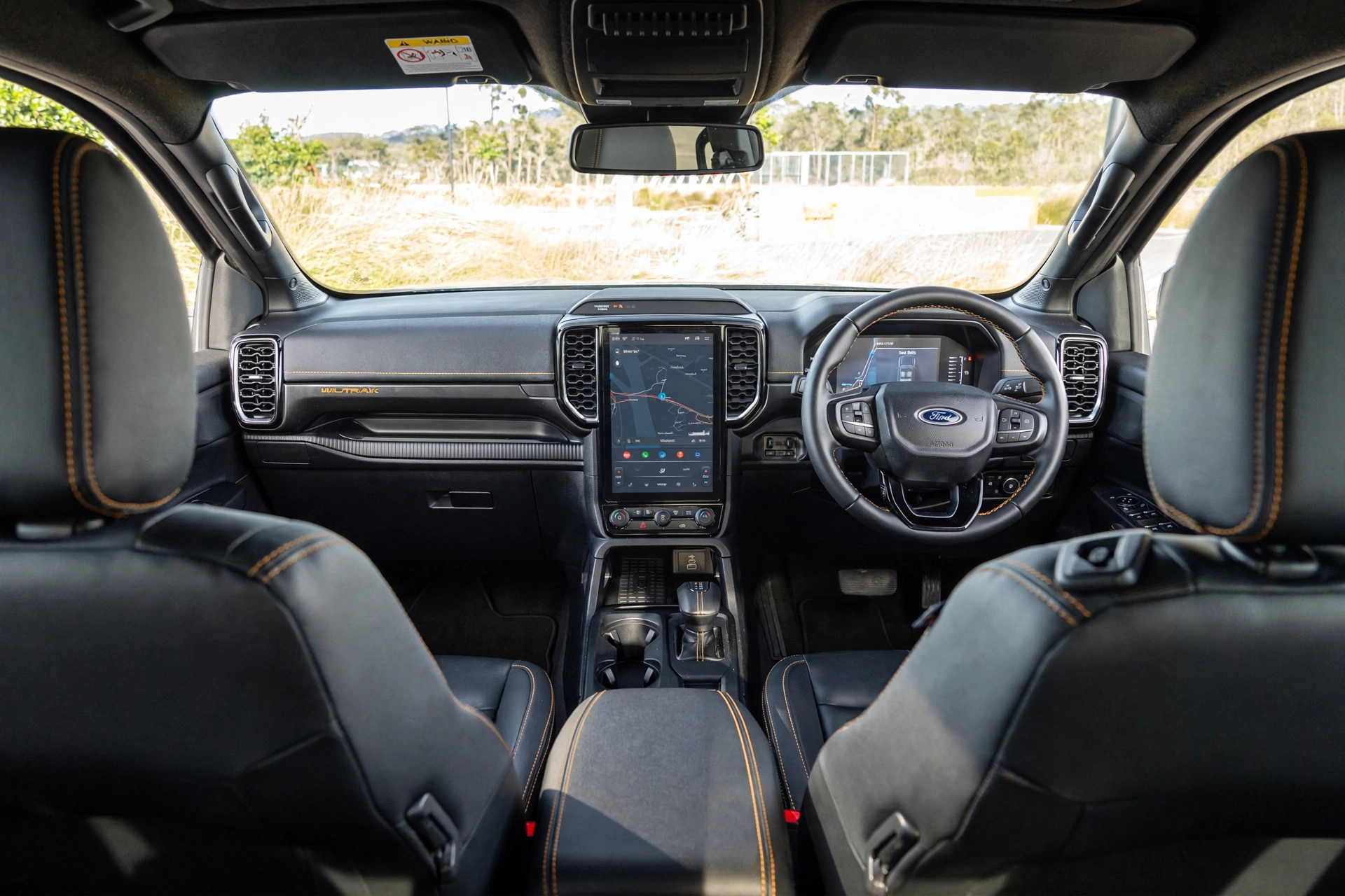 Interior del Ford Ranger Wildtrak
