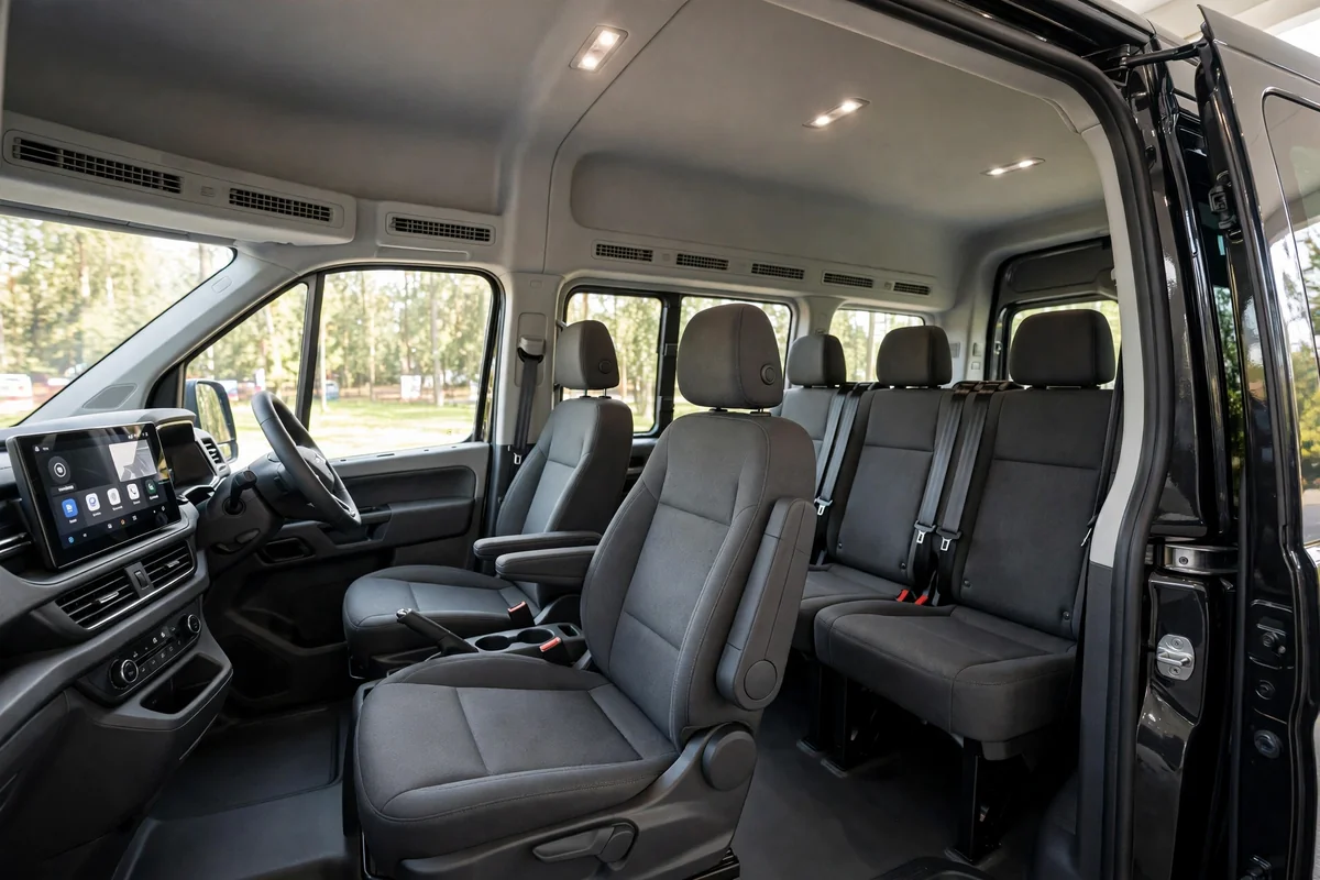 Interior oficial del Ford Tourneo Connect PHEV