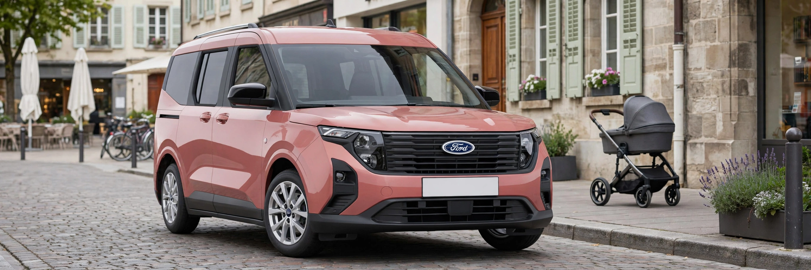 Ford Tourneo Courier, vista tres cuartos