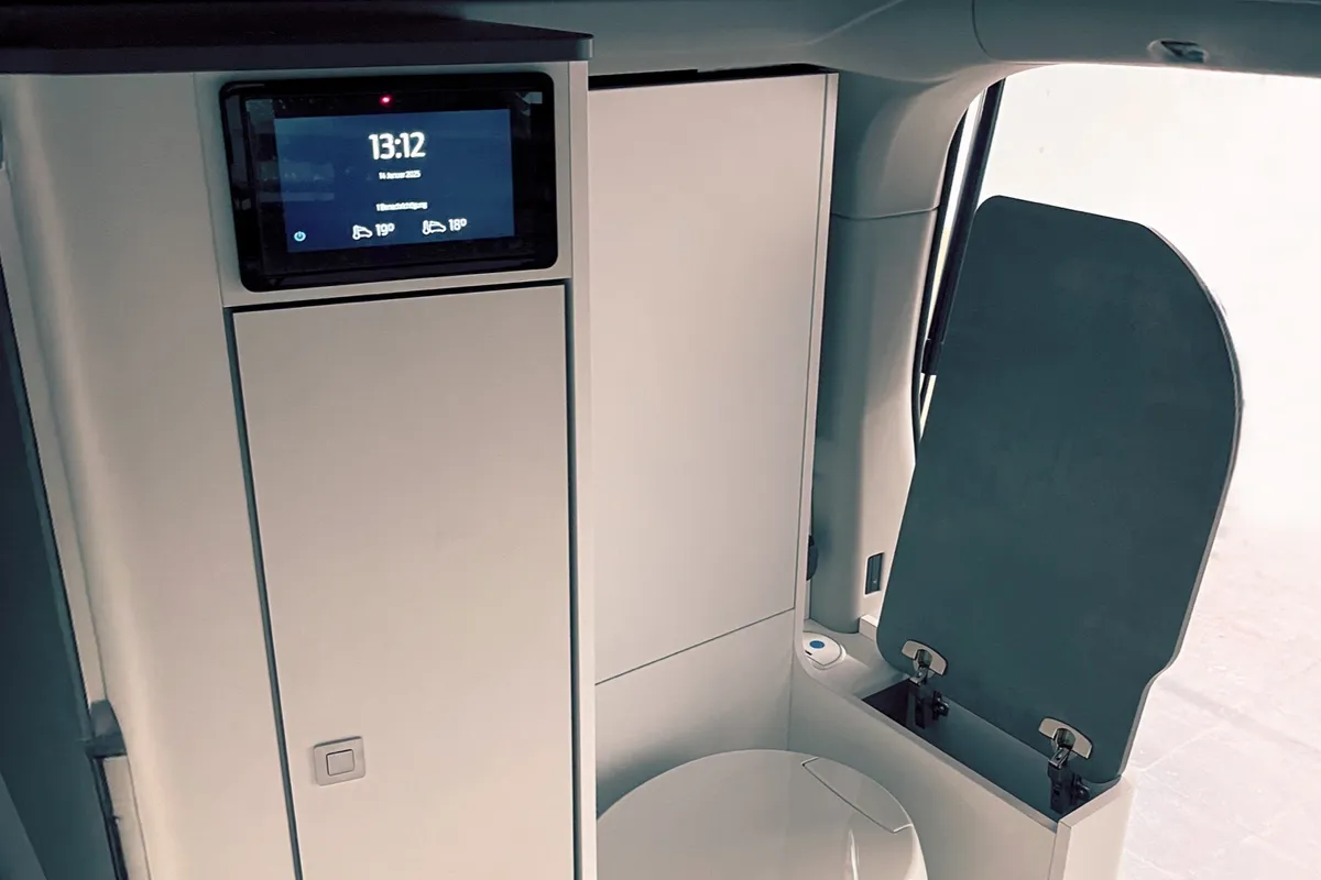 Zona de cocina de la Ford Transit Custom Nugget 2026, detalle