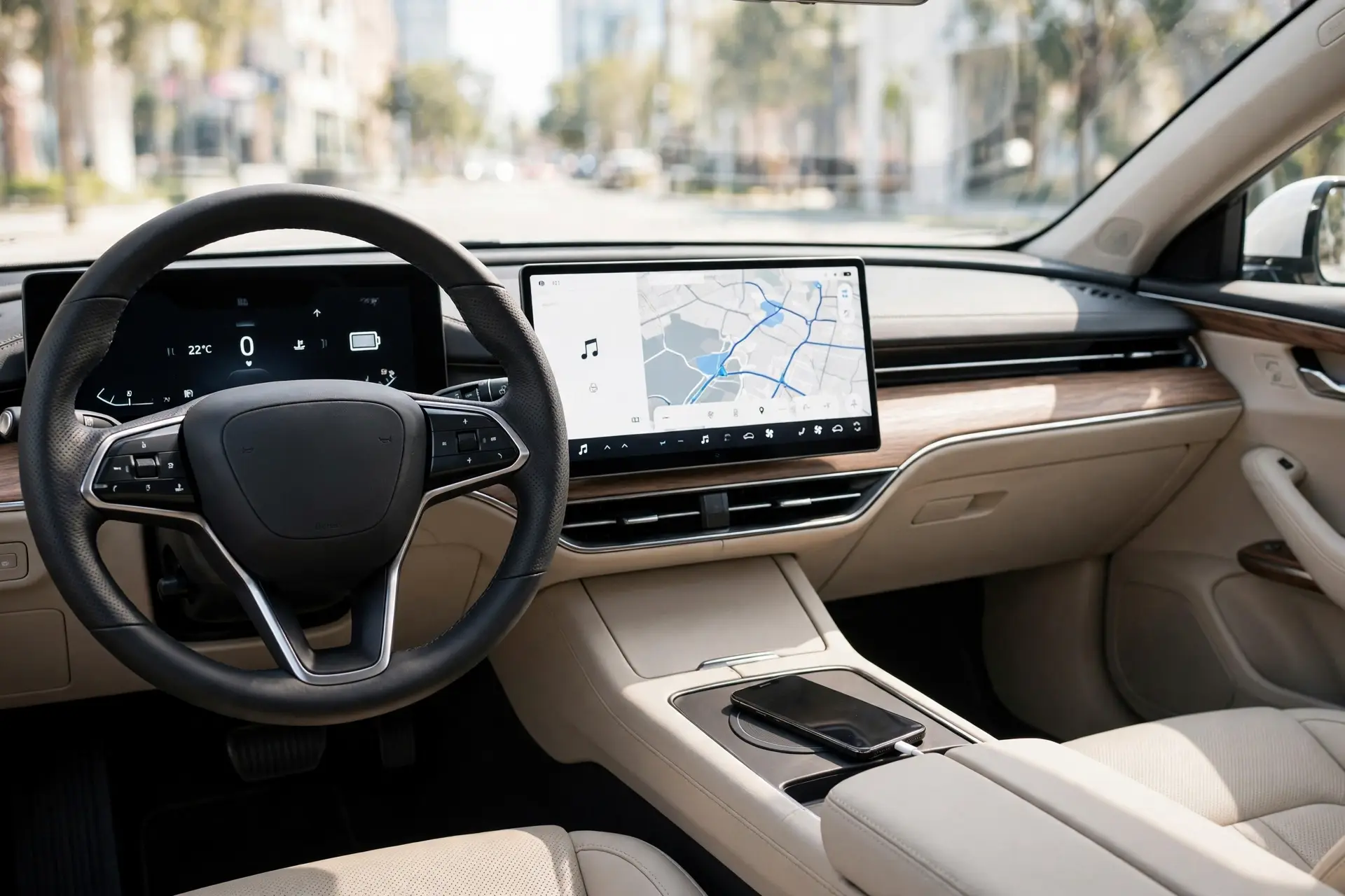 Interior oficial del Forthing S7 REEV
