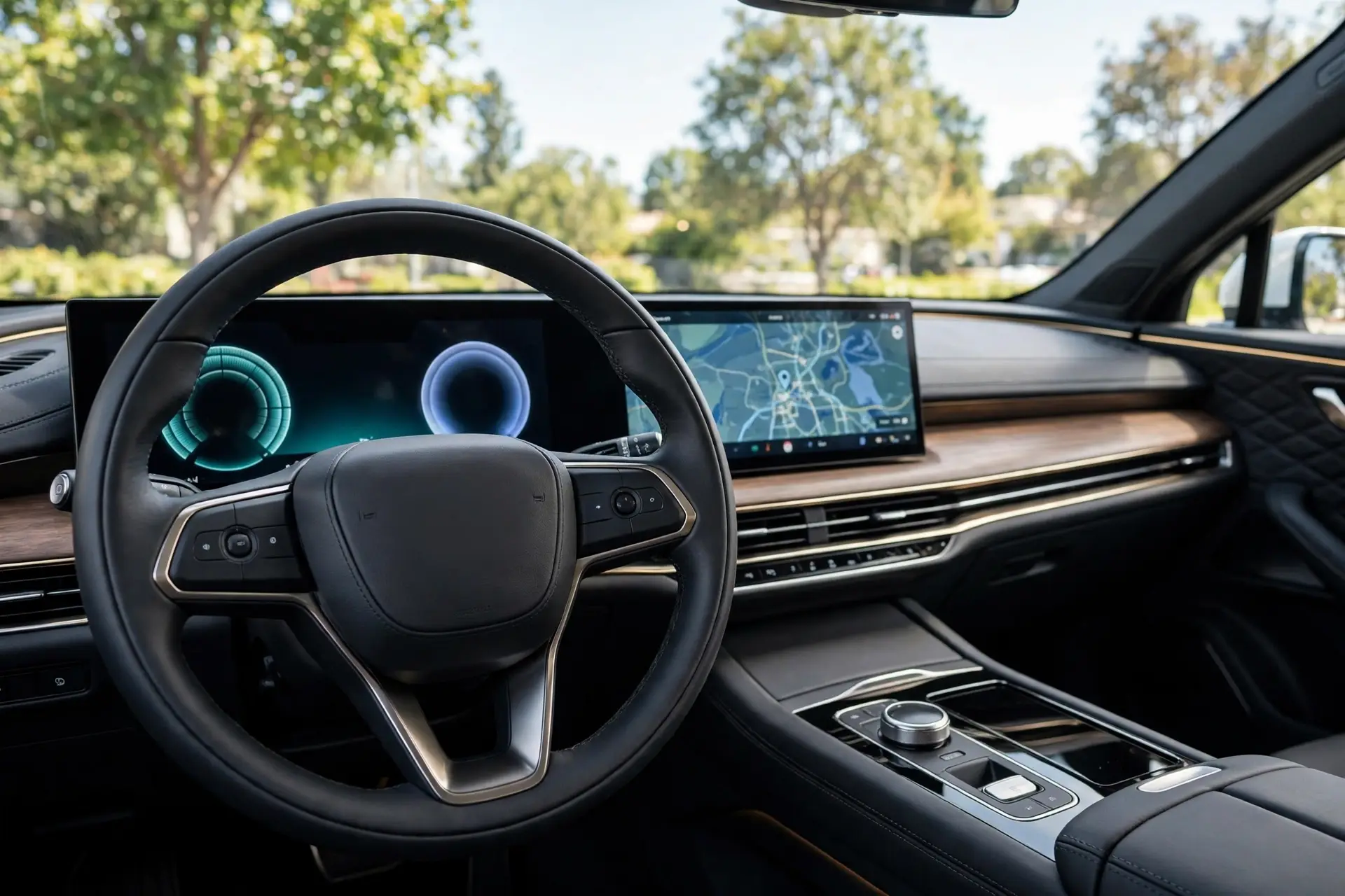 Interior del Forthing T5 EVO HEV