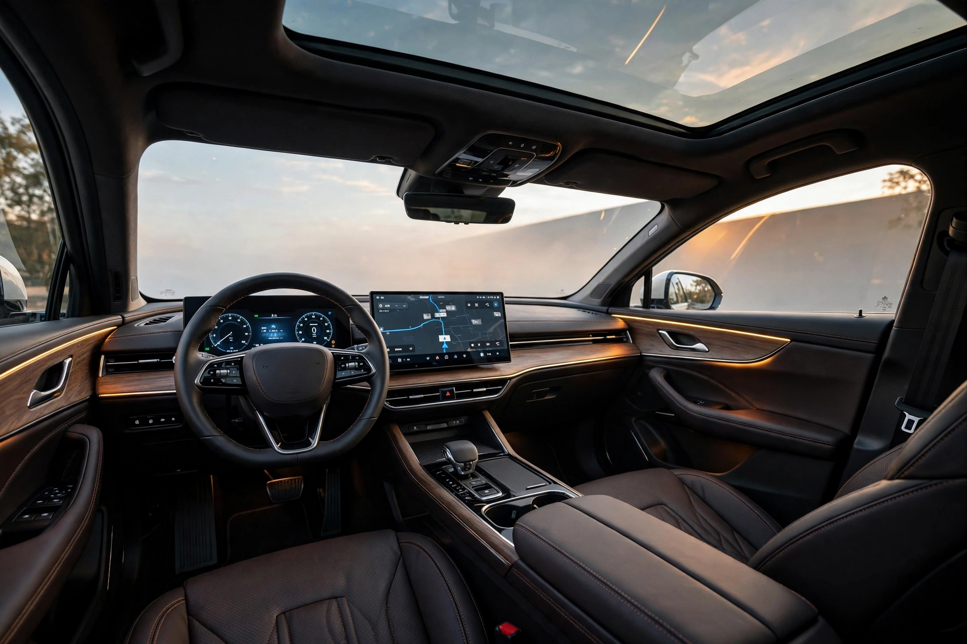 Interior oficial del Geely Starray EM-i