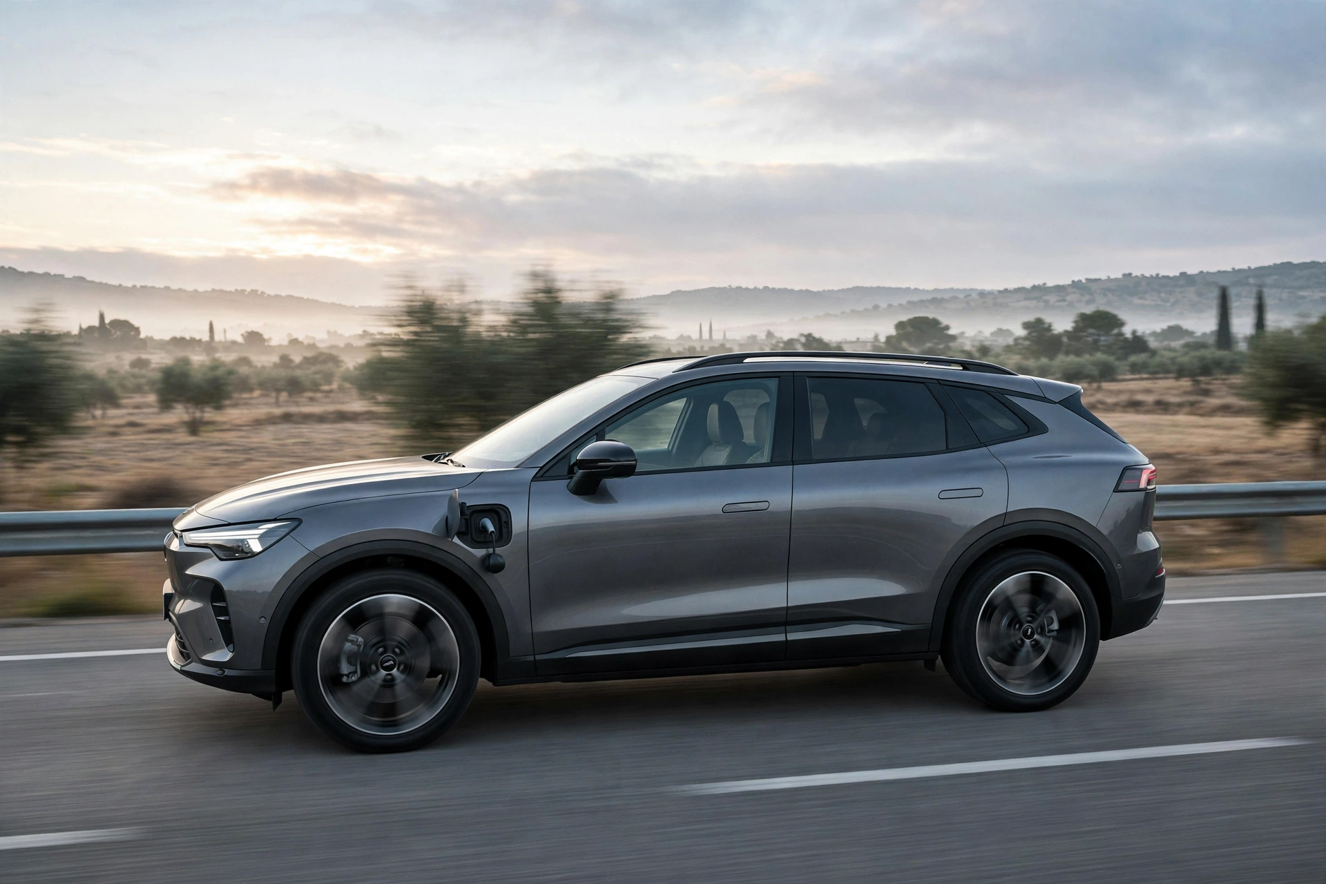 Geely Starray EM-i, SUV híbrido enchufable, vista lateral