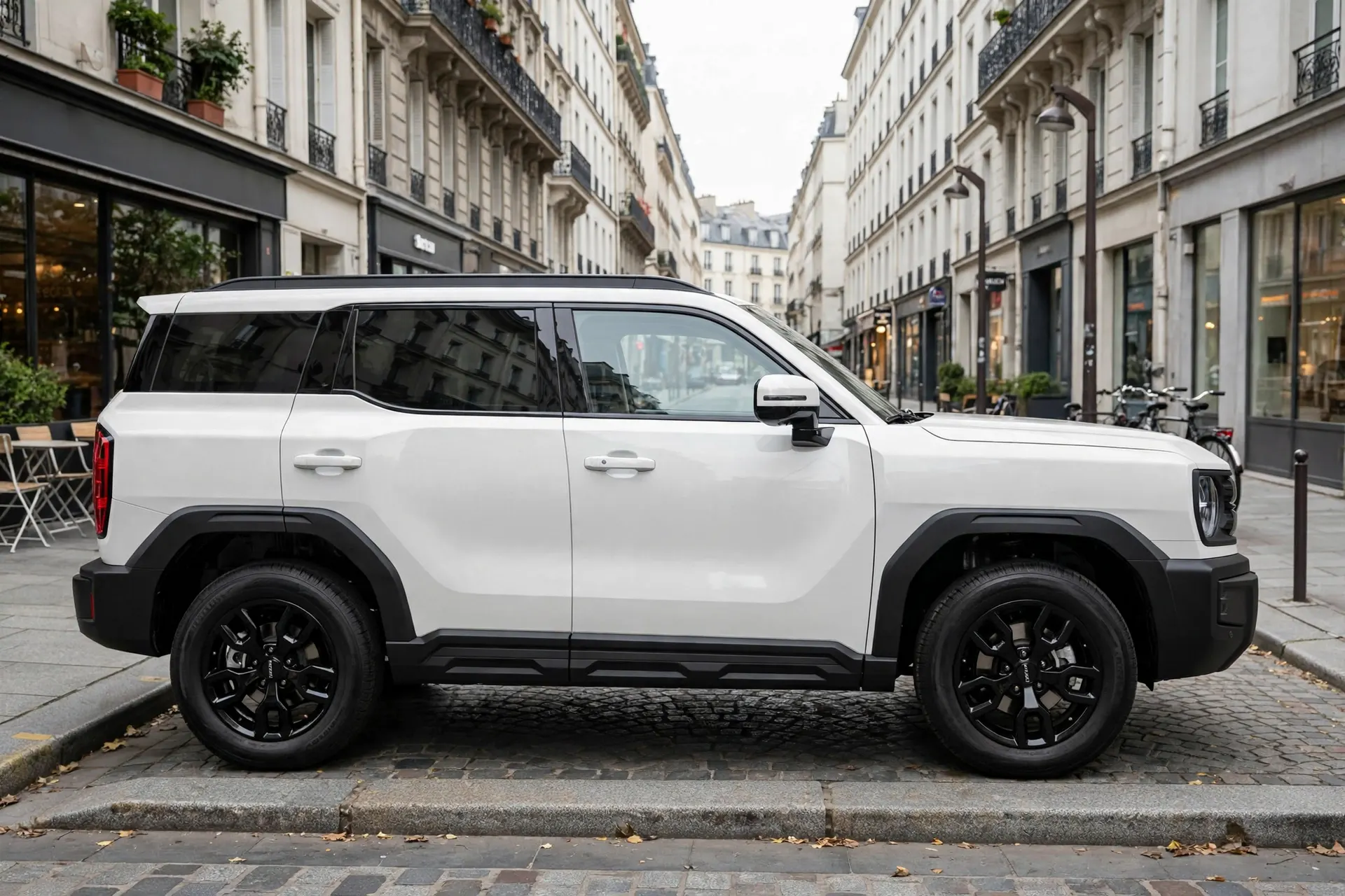Haval H3, vista lateral en entorno natural