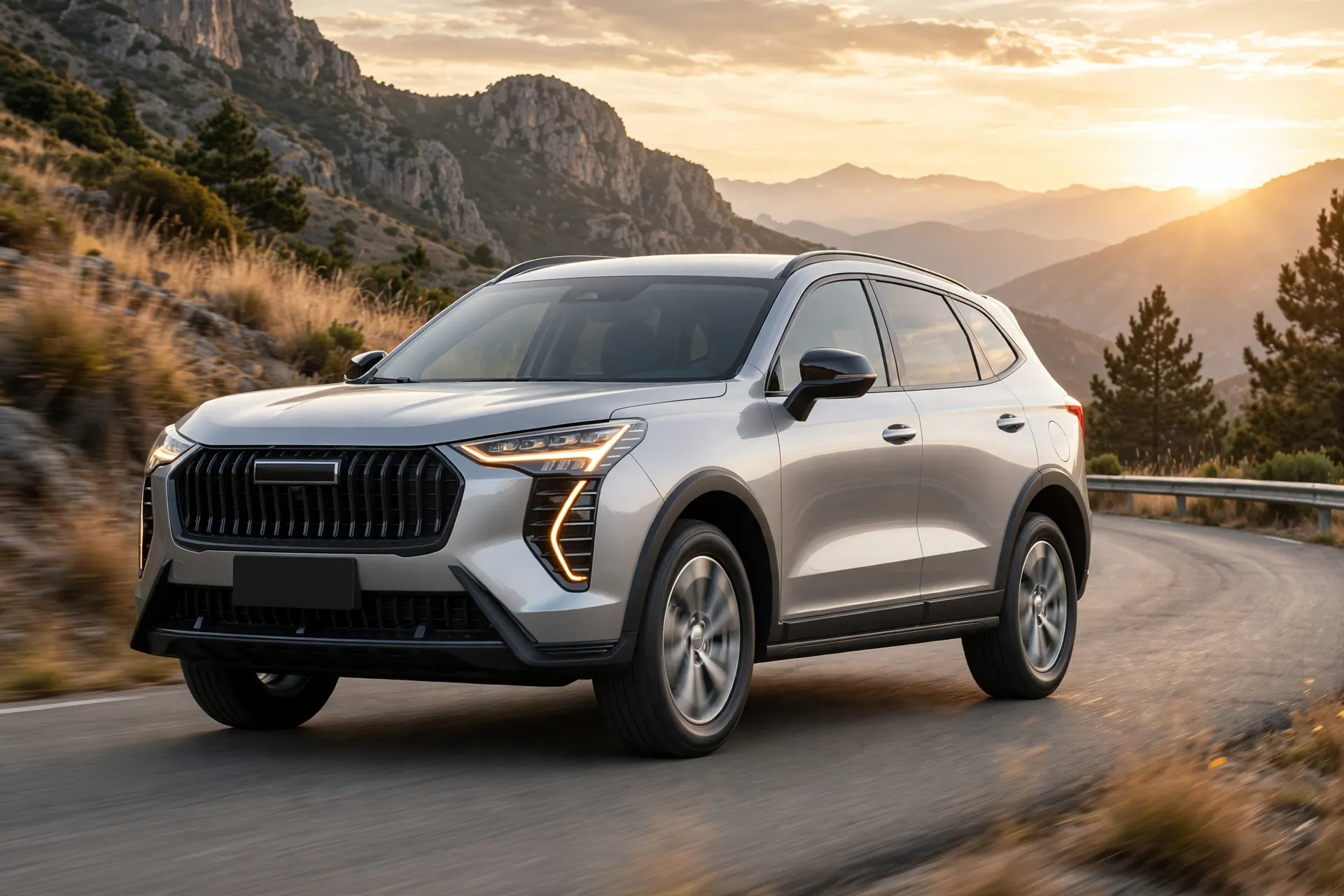 Haval Jolion en carretera de montaña
