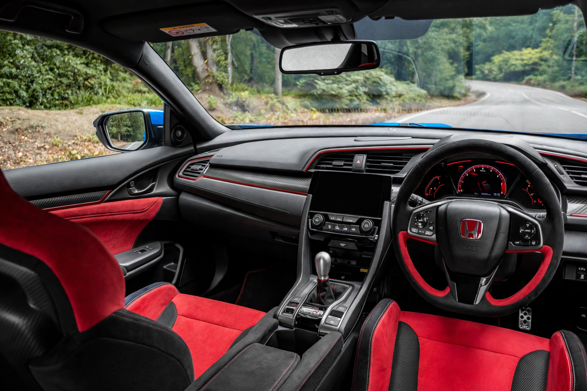 Interior oficial del Honda Civic Type R