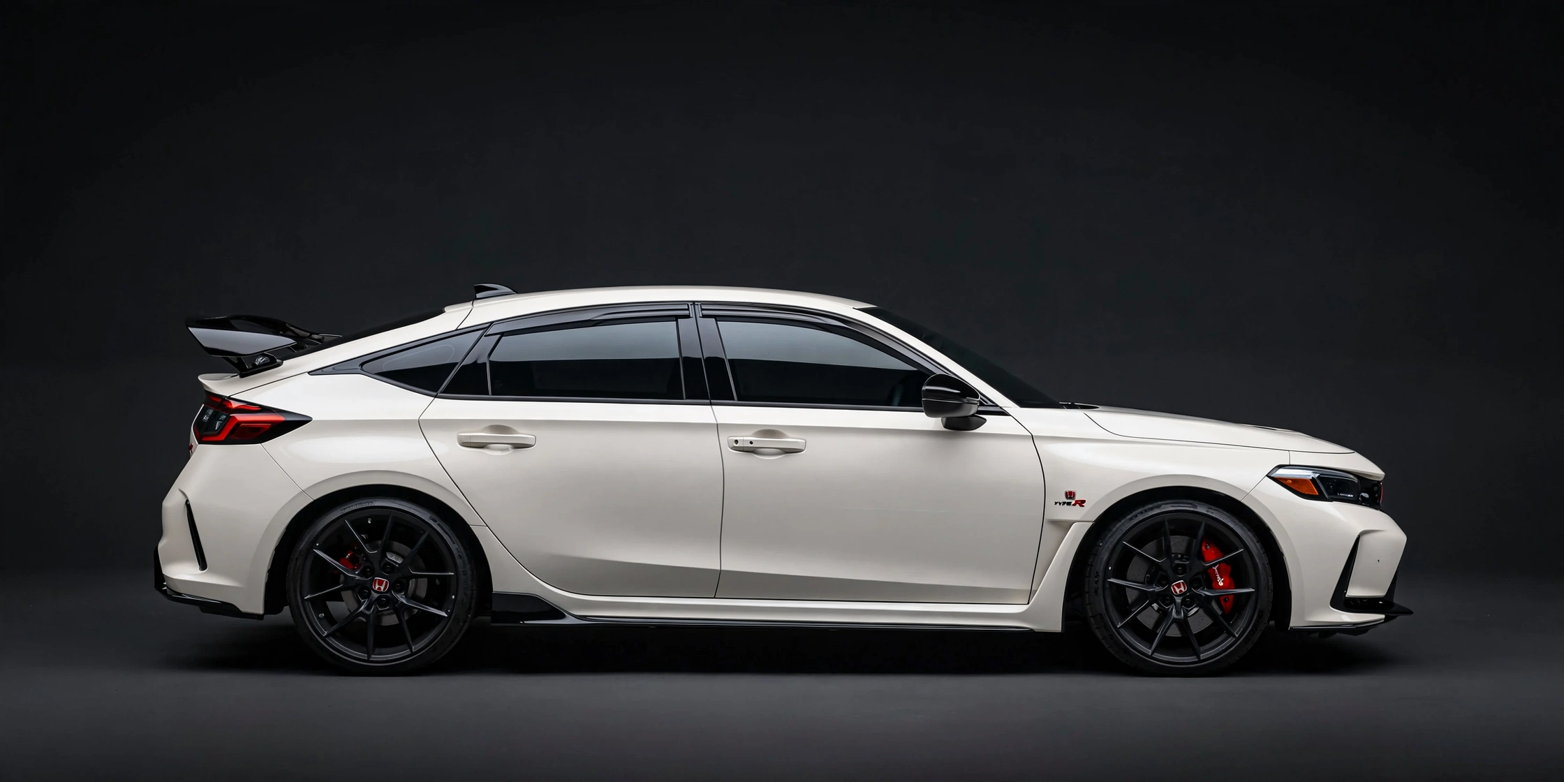 Honda Civic Type R FL5 blanco Championship, vista lateral