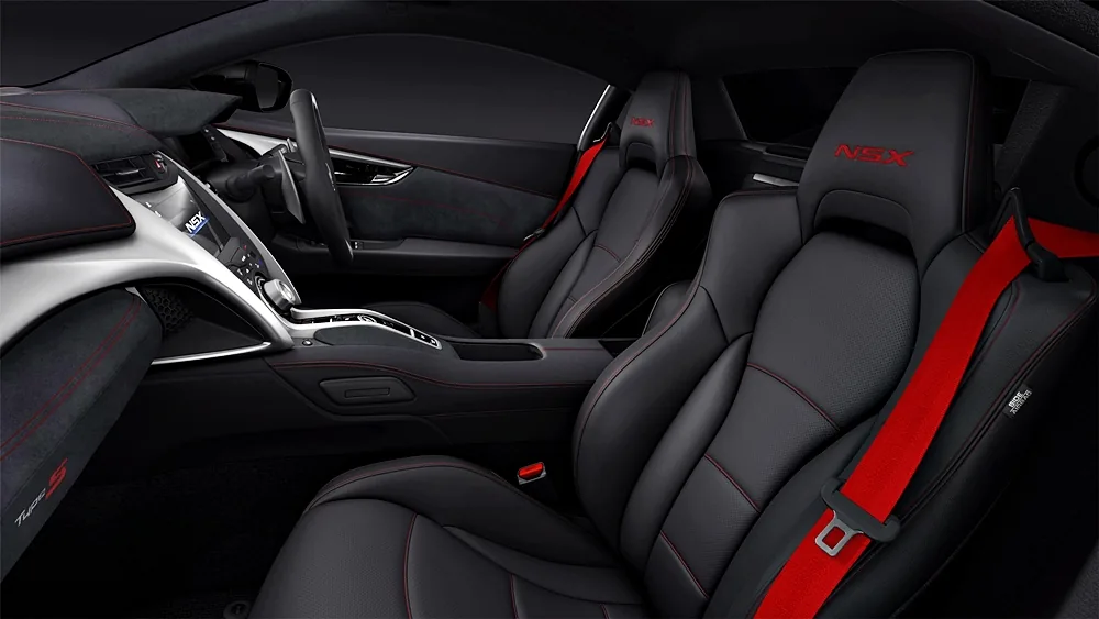 Honda NSX Type S 2022 — interior/trasera