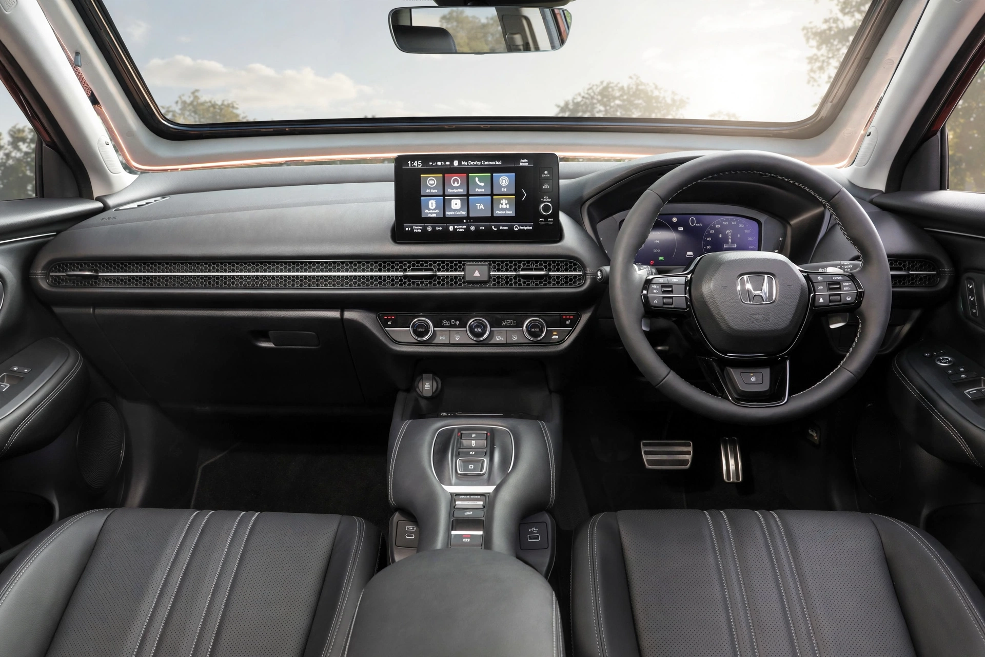 Interior oficial del Honda ZR-V e:HEV