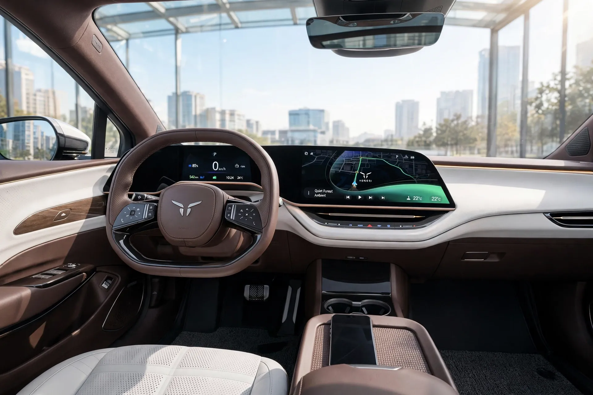 Interior del Hongqi EH7