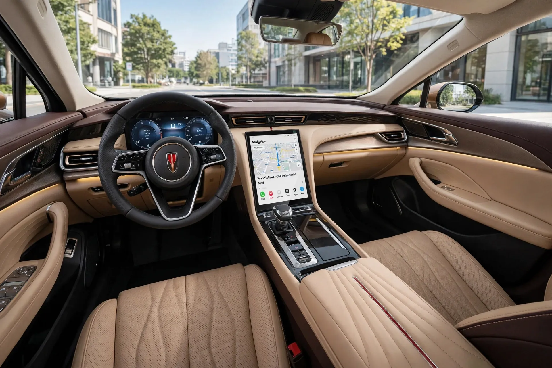 Interior oficial del Hongqi H5