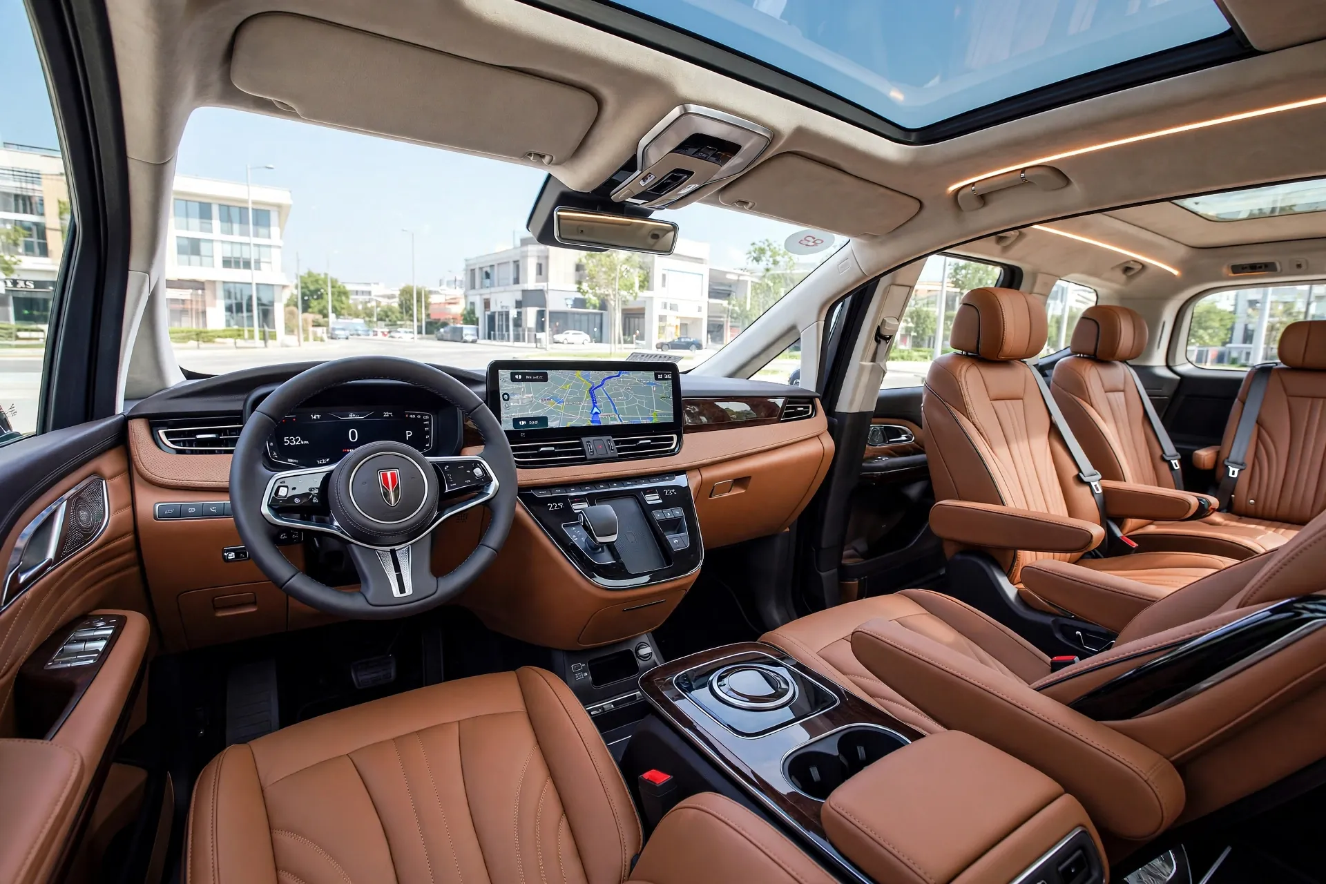 Interior oficial del Hongqi HQ9