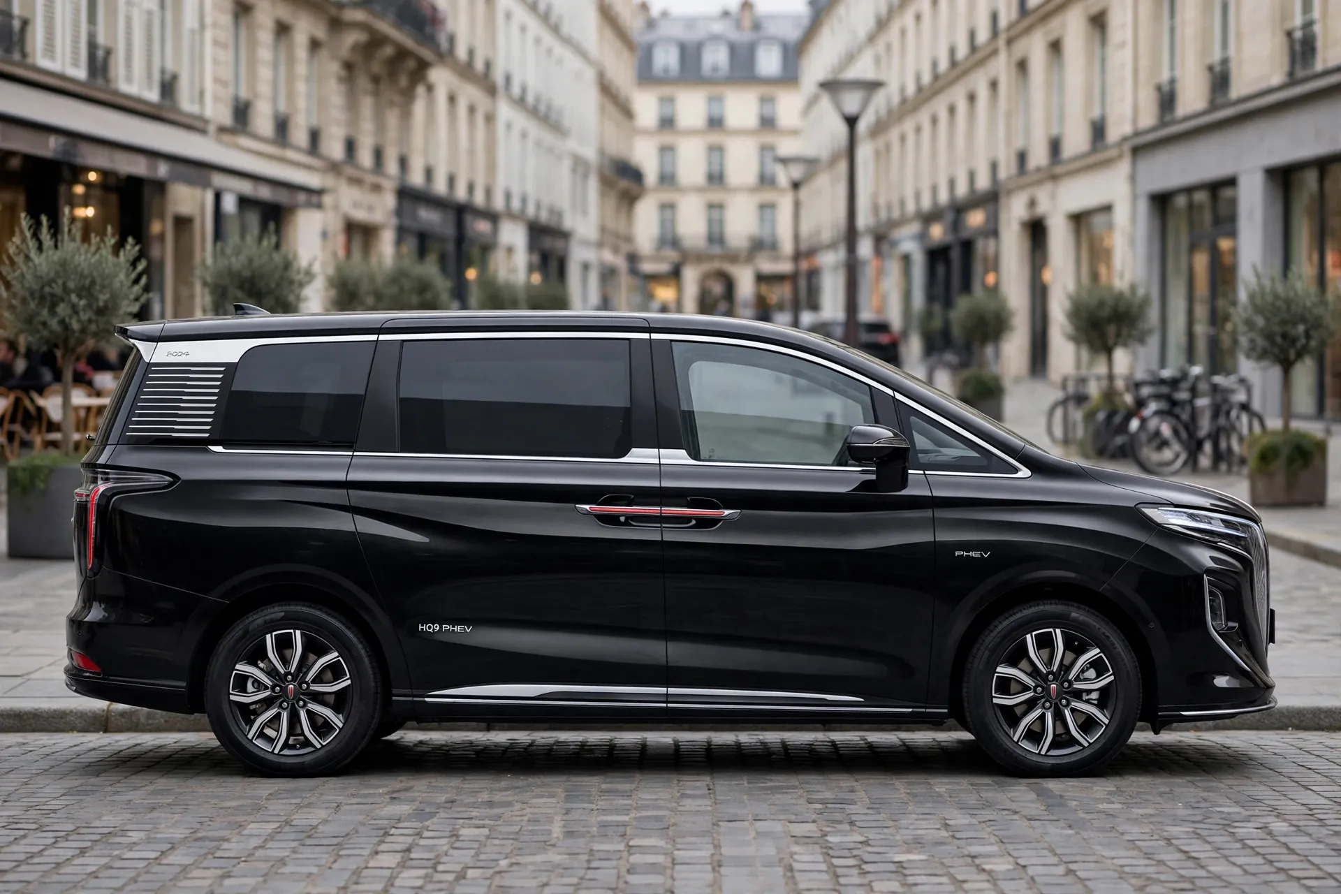 Hongqi HQ9 PHEV, vista lateral