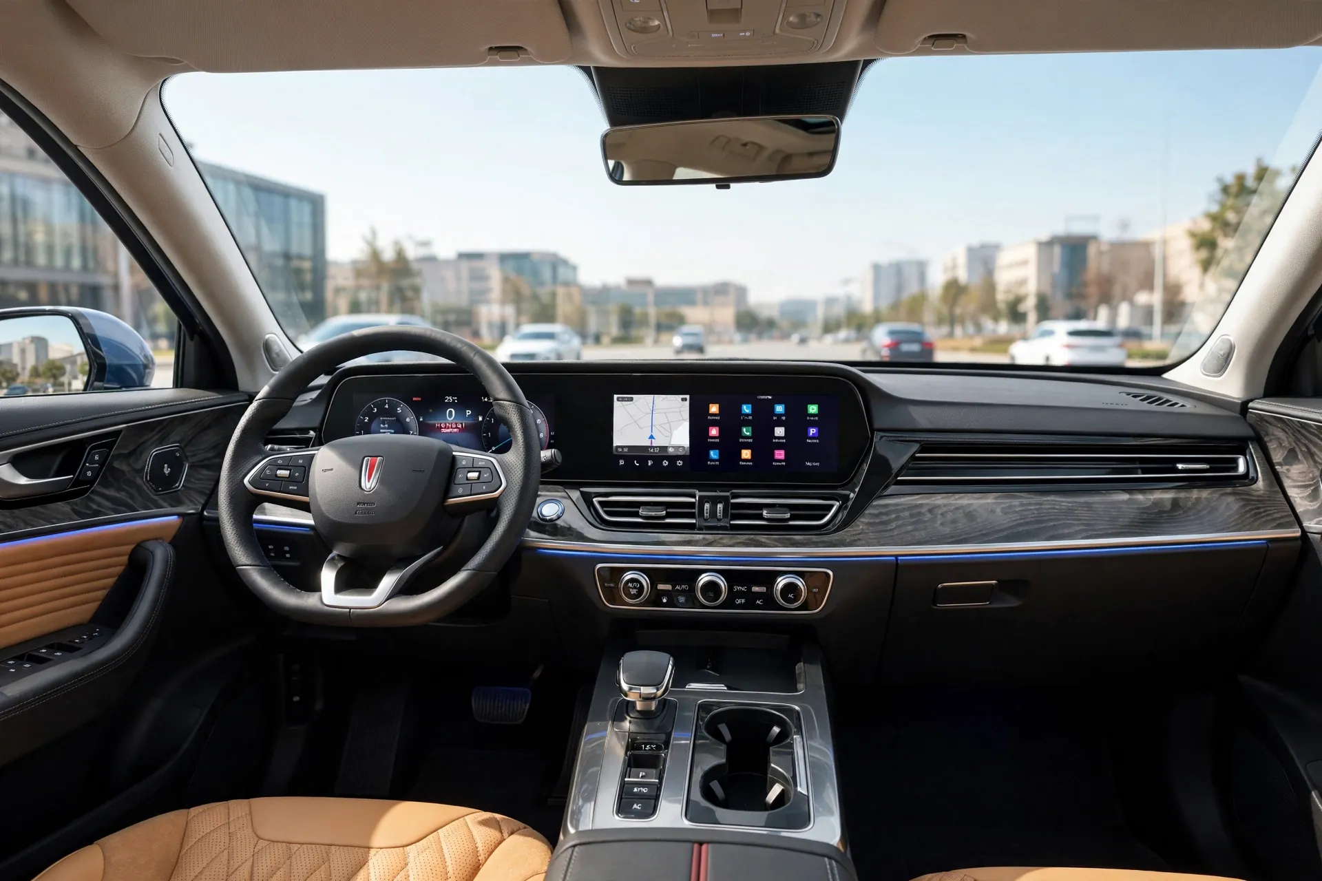 Interior oficial del Hongqi HS5