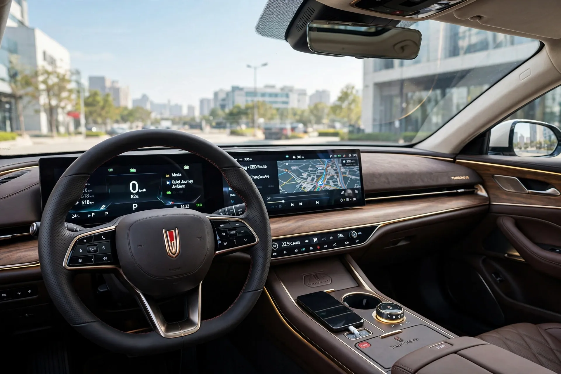 Interior oficial del Hongqi Tiangong 05