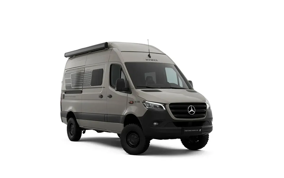 Hymer Grand Canyon S 2026, camper sobre Mercedes Sprinter, vista lateral