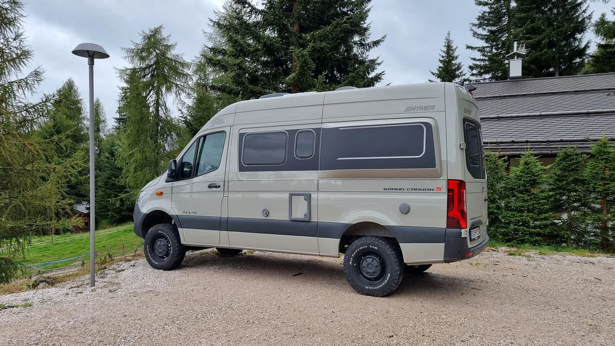 Detalle del Hymer Grand Canyon S