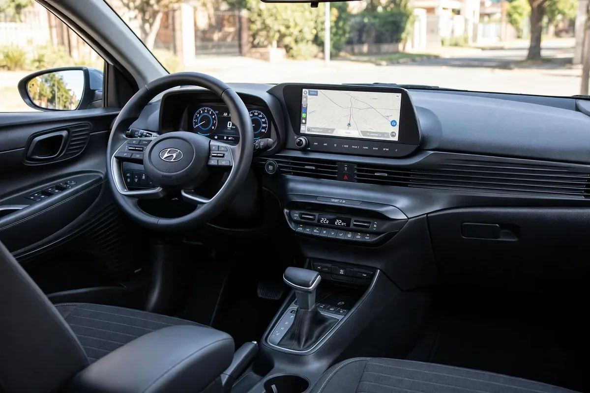 Interior oficial del Hyundai i20