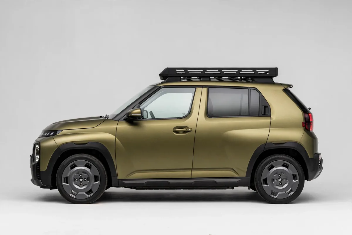 Hyundai Inster Cross, vista lateral
