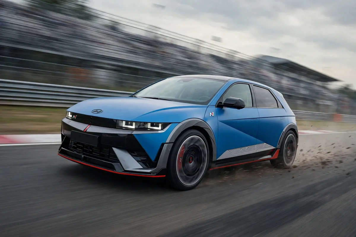 Hyundai Ioniq 5 N en circuito