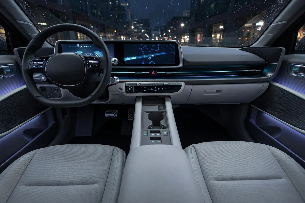 Interior oficial del Hyundai Ioniq 6 (facelift 2025)