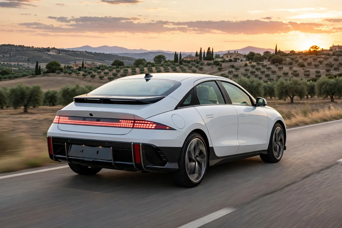 Hyundai Ioniq 6 (facelift 2025), vista lateral
