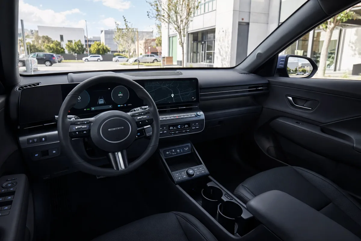 Interior oficial del Hyundai Kona Eléctrico (65 kWh)