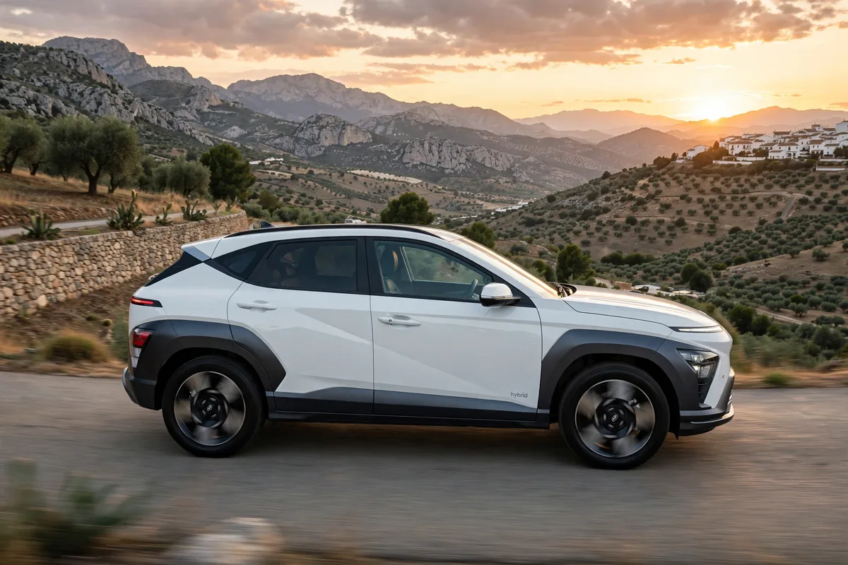 Hyundai Kona HEV, vista lateral