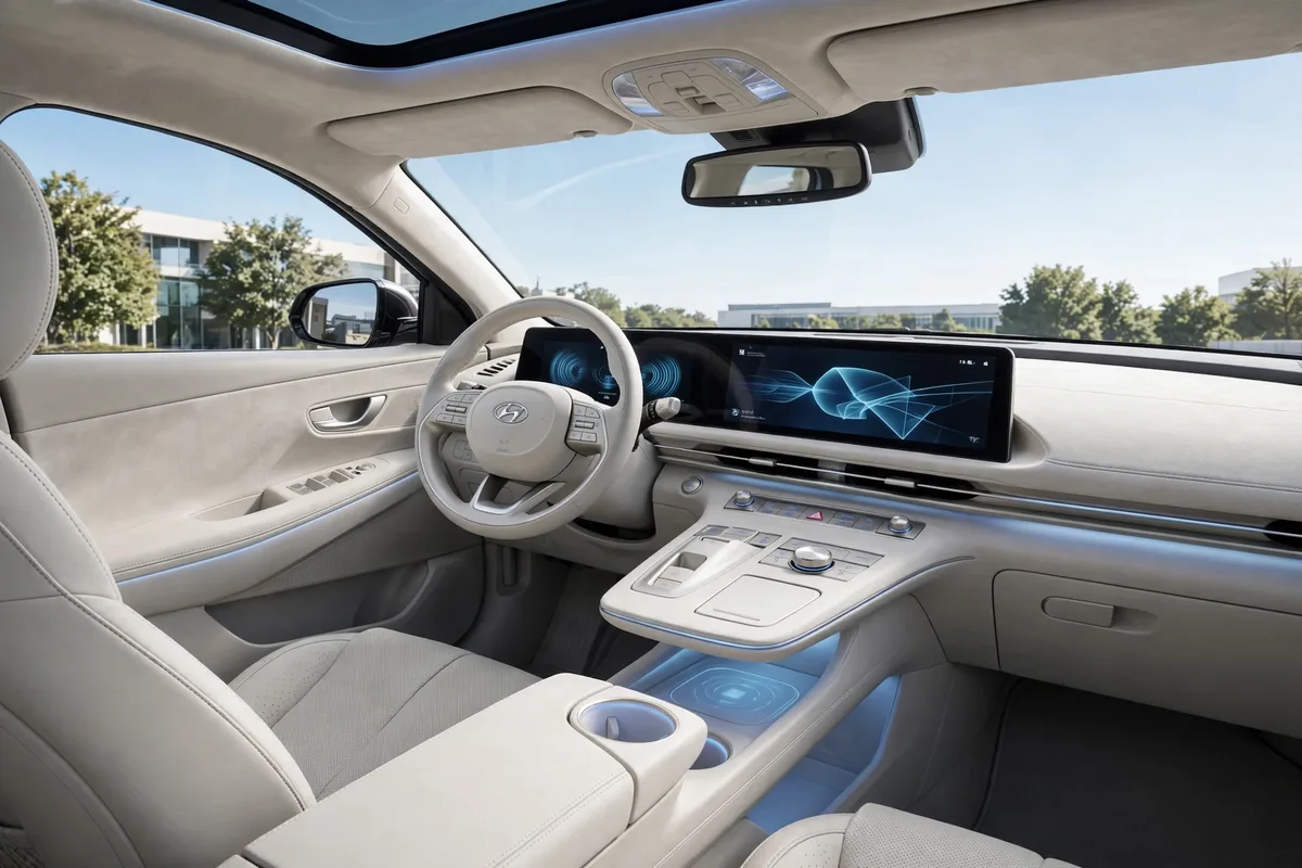 Interior oficial del Hyundai Nexo