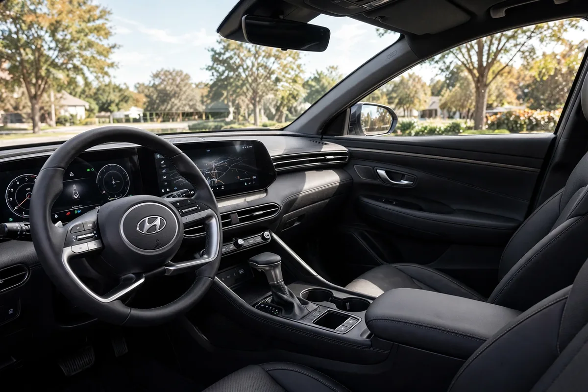 Interior oficial del Hyundai Tucson