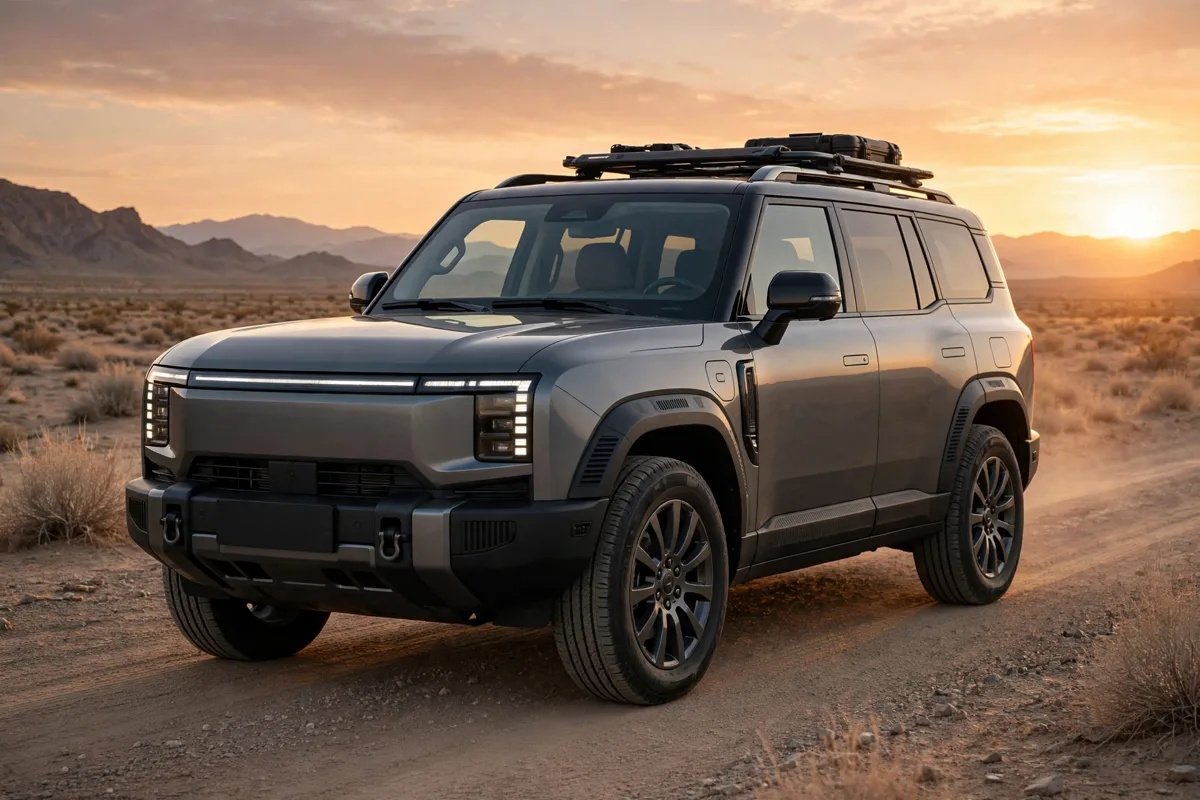 iCaur V27, el SUV de autonomía extendida de cinco metros y 450 CV