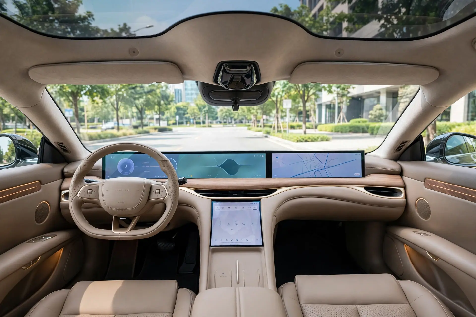 Interior oficial del IM Motors L6 Max