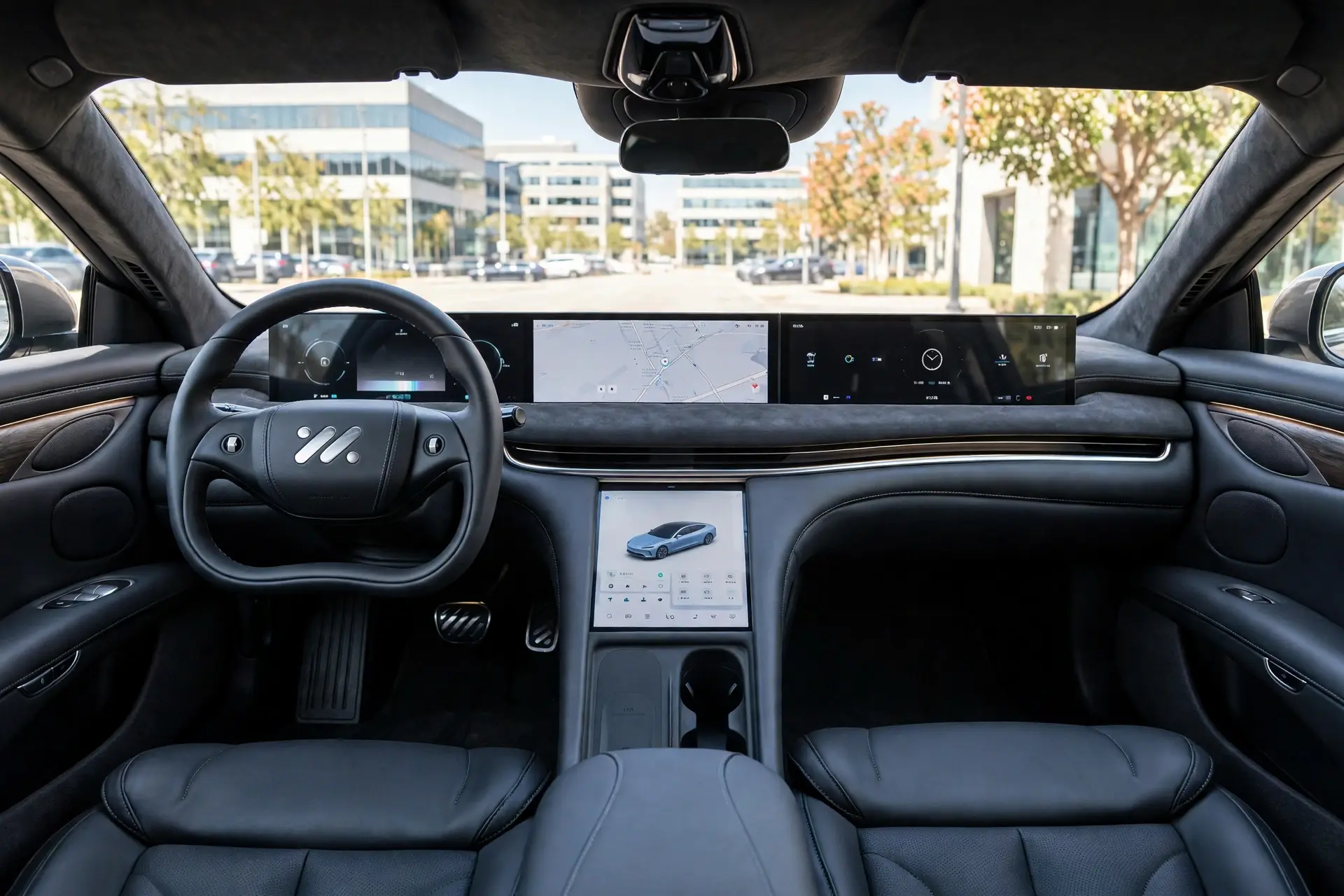 Interior oficial del IM Motors L7