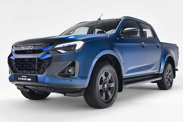 Interior del Isuzu D-Max EV, puesto de conducción