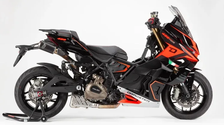 Italjet Dragster 459 Twin 2026, detalle