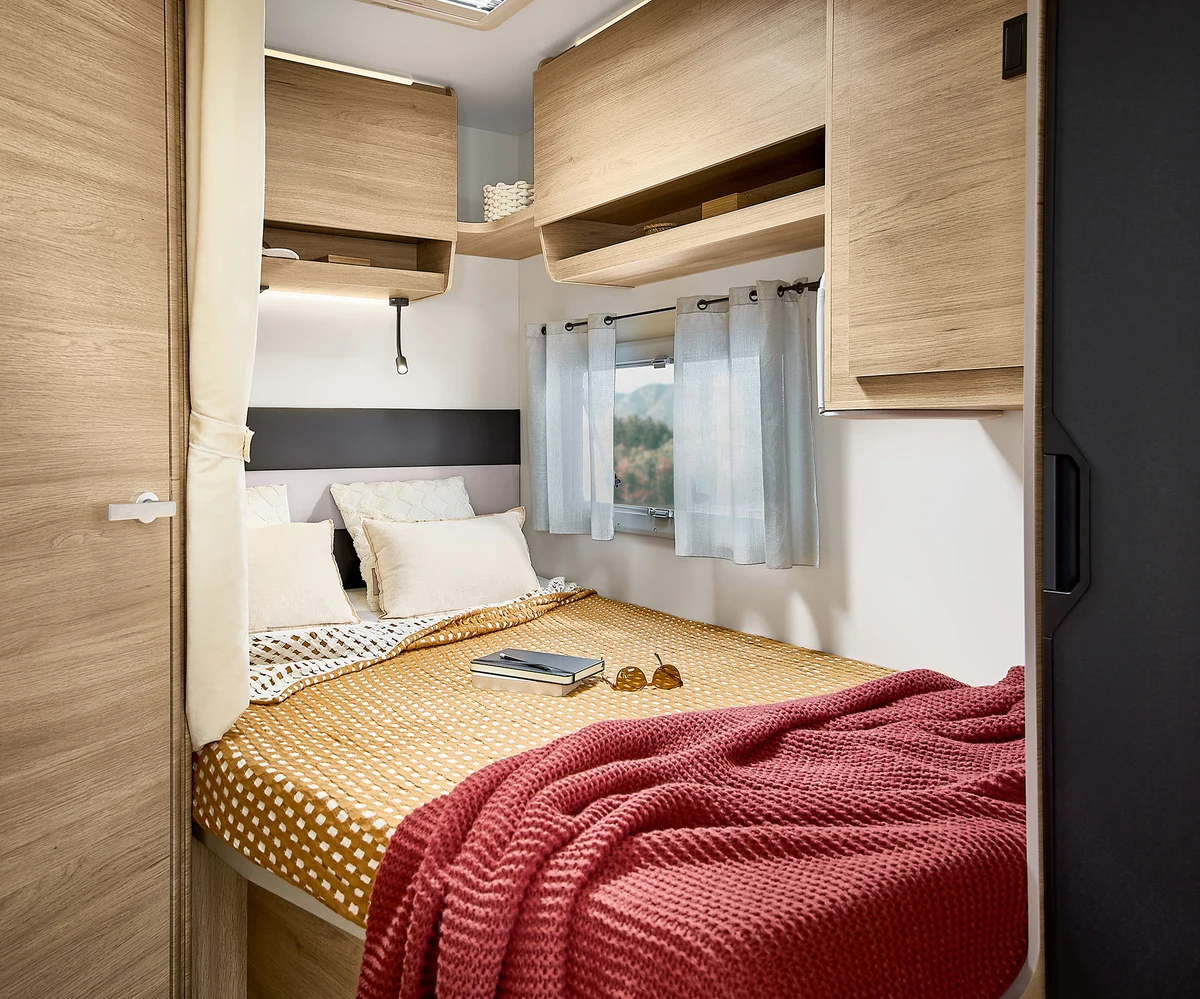 Cama a la francesa trasera del Itineo PF600 (foto oficial de la marca)