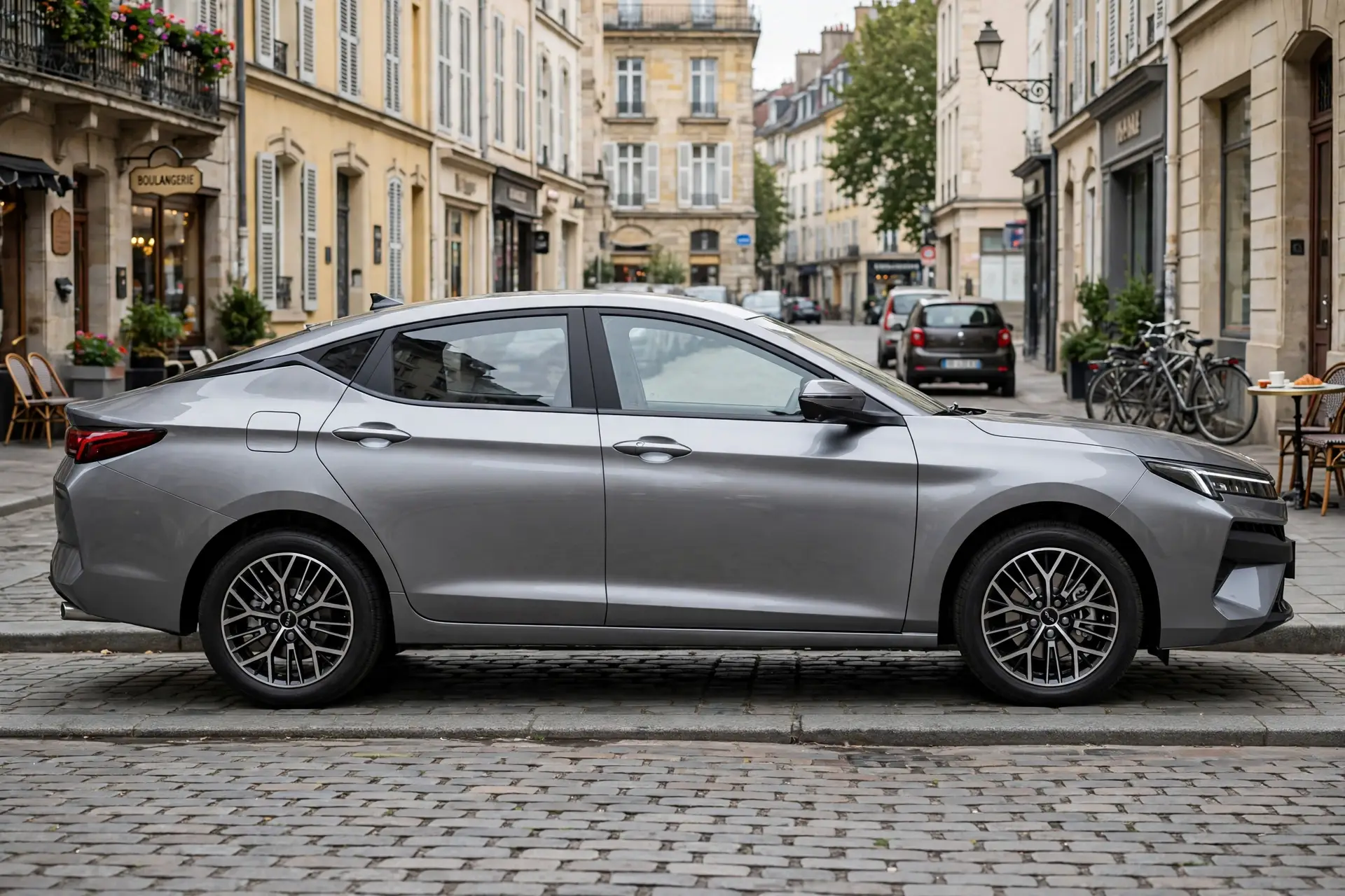 JAC A5 Plus, vista lateral