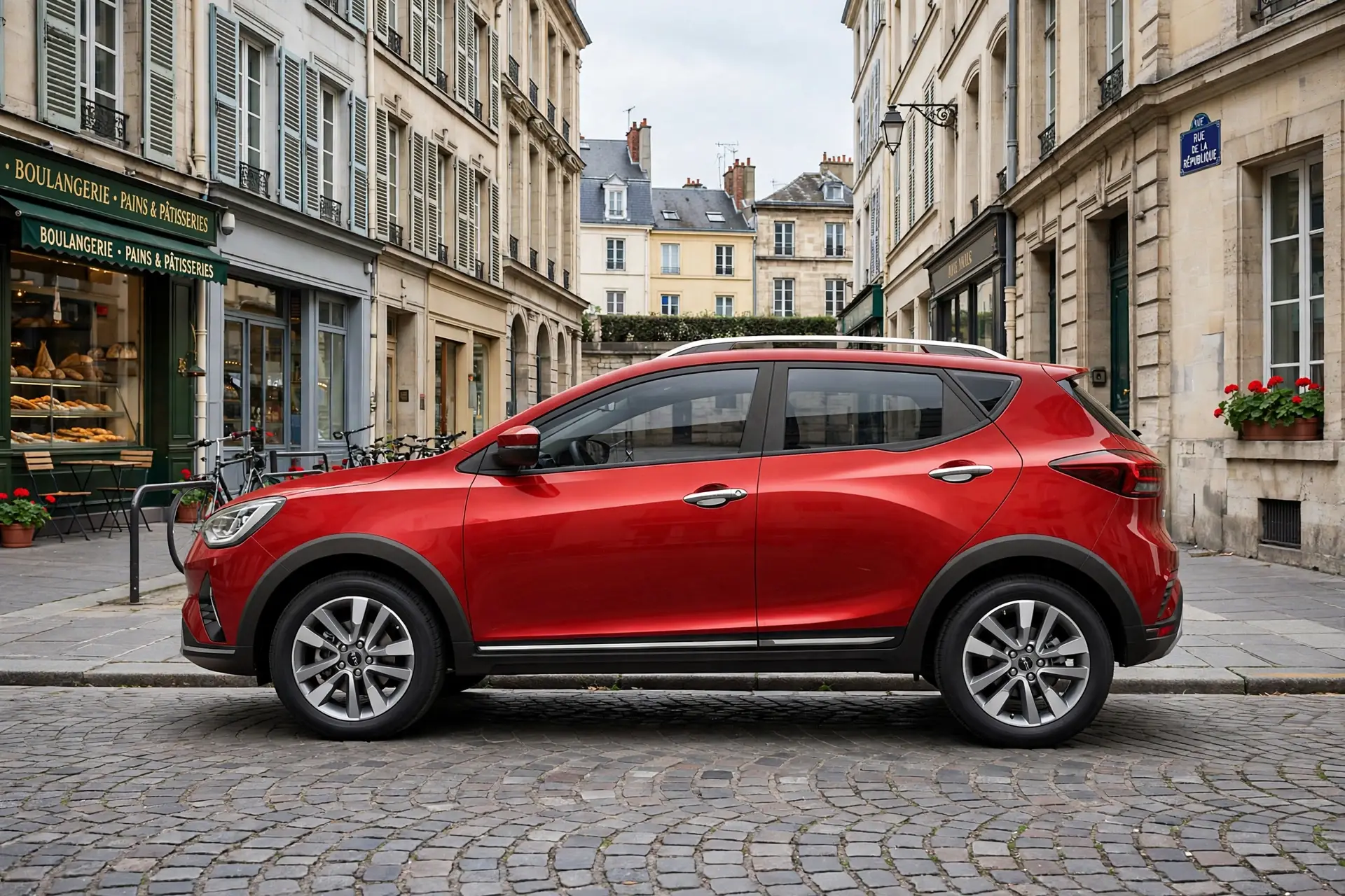 JAC JS2 Pro, vista lateral
