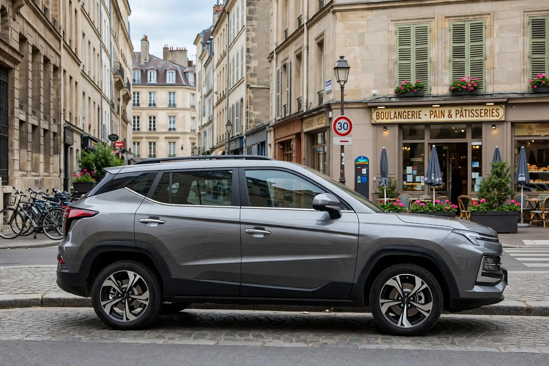 JAC JS4, vista lateral