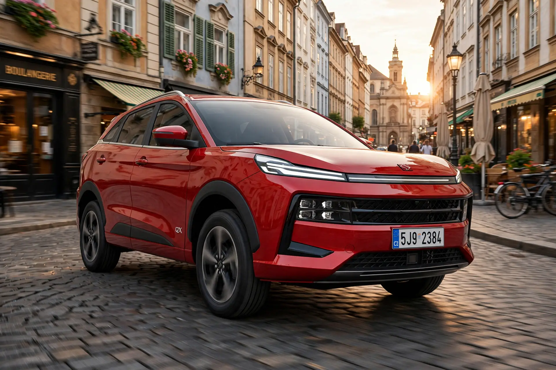 JAC QX SUV en ciudad
