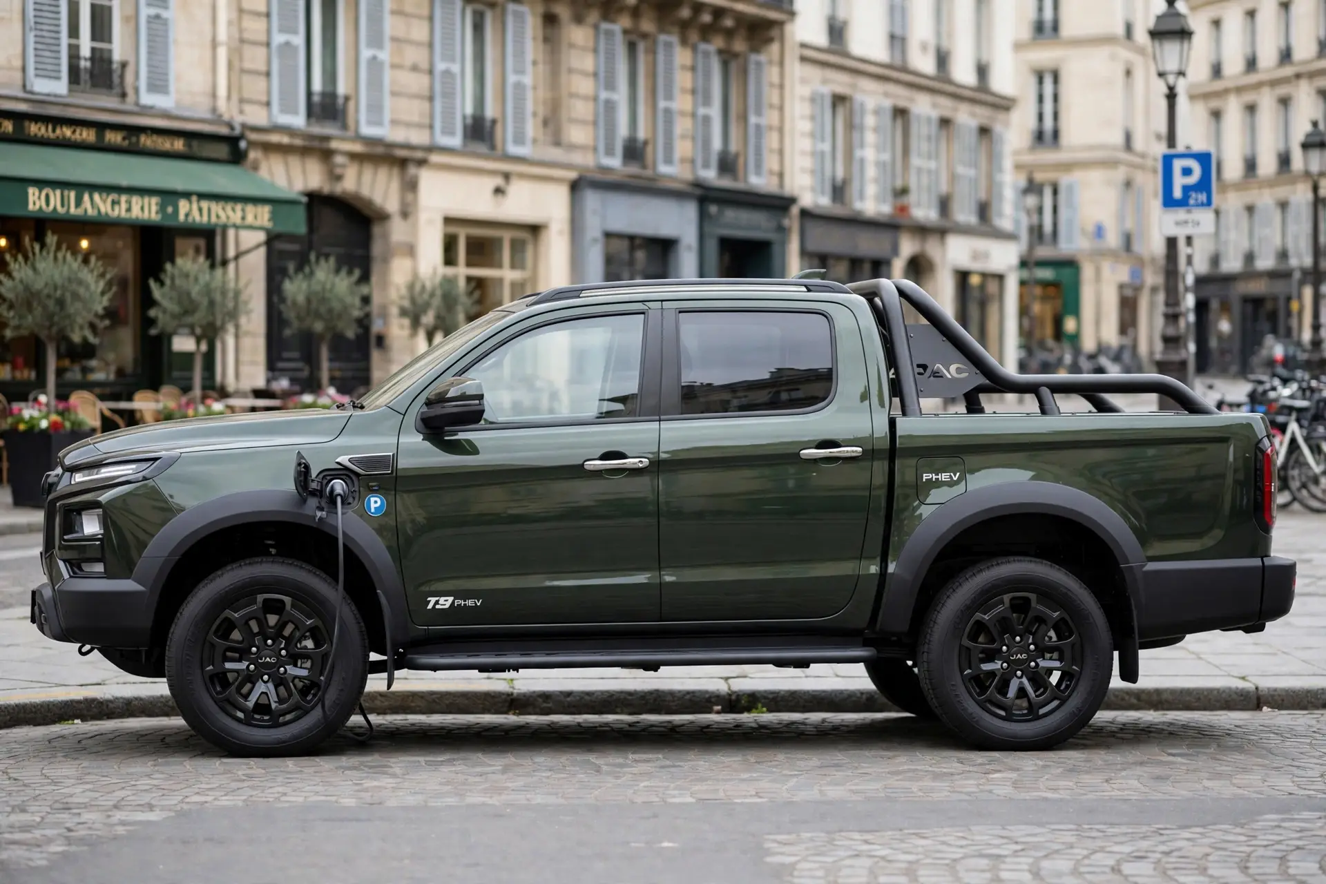 JAC T9 PHEV, vista lateral