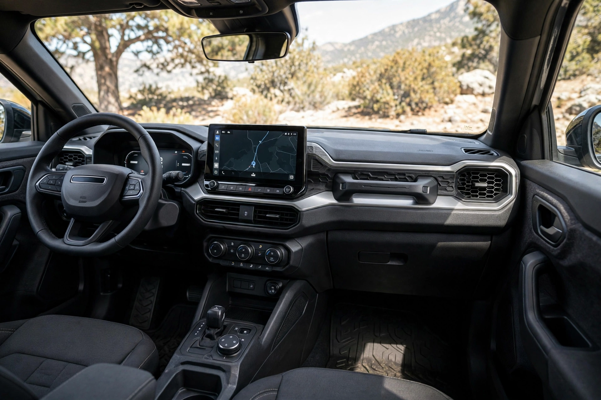 Interior oficial del Jeep Avenger 4xe 145