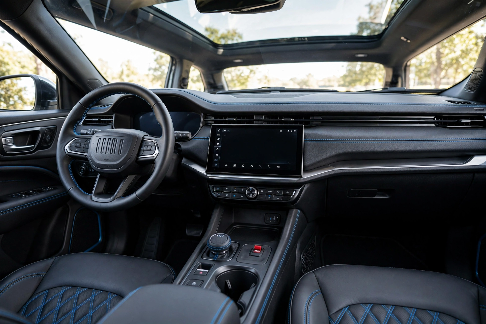 Interior oficial del Jeep Compass e-Hybrid Plug-In 225